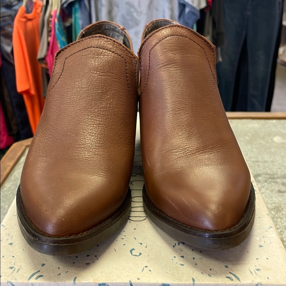 Womens Brown Leather Shoes
